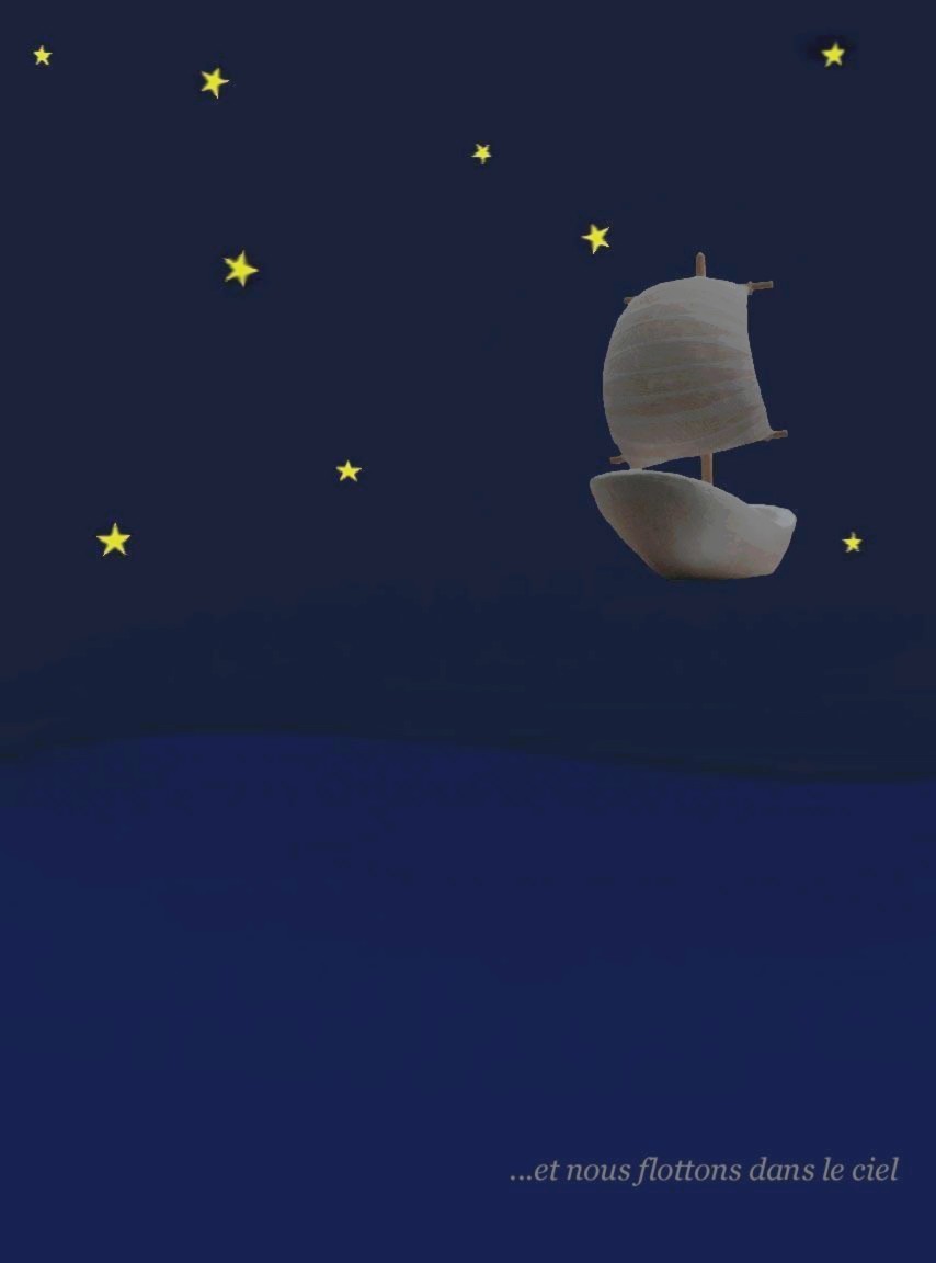 Et nous flottons dans le ciel